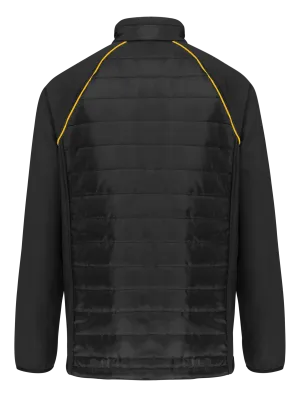 Unisex dual-fabric Day To Day jacket – Black / Yellow