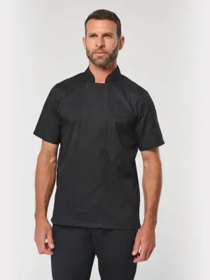 Unisex classic short sleeve cooking jacket