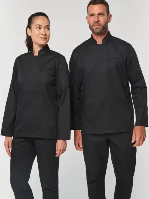Veste de cuisine écoresponsable manches longues unisexe