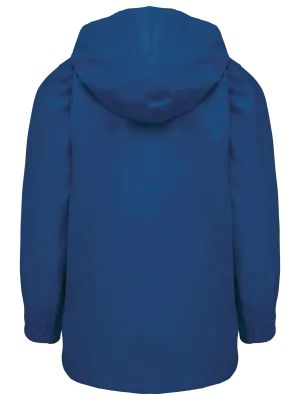 Kids rain jacket – Dark Royal Blue