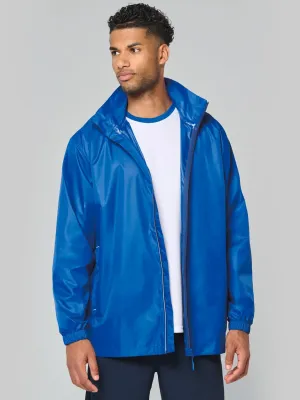 Adult unisex rain jacket