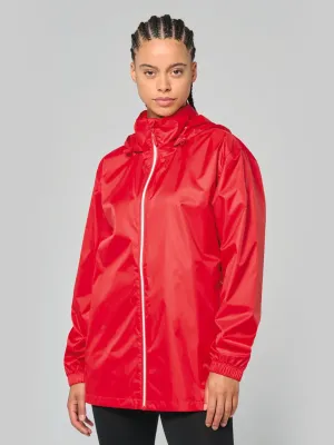Adult unisex rain jacket