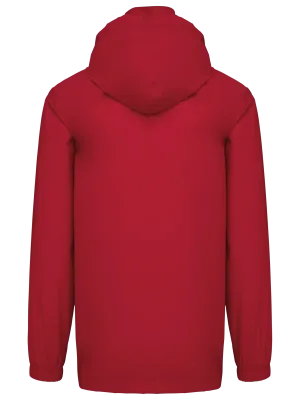 Adult unisex rain jacket – Sporty Red