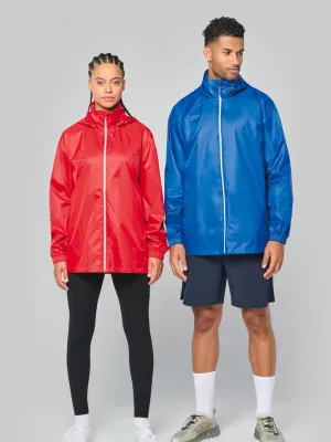 Adult unisex rain jacket