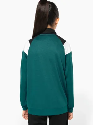 Kids zipped tracksuit jacket