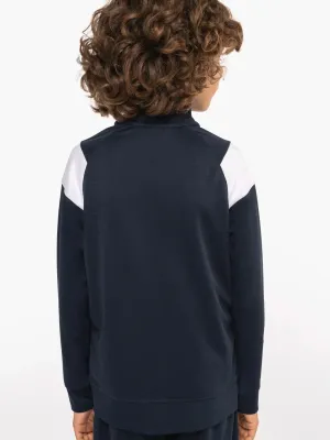 Kids zipped tracksuit jacket