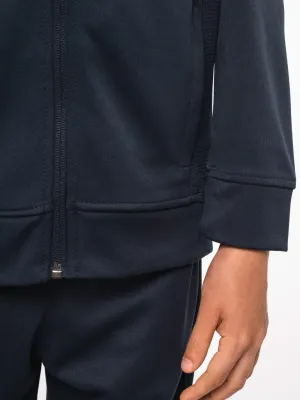 Kids zipped tracksuit jacket