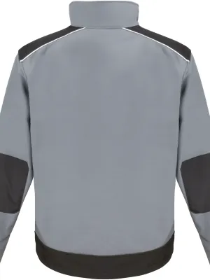 Ripstop Softshell Workwear Jacket with Cordura – Grey / Black