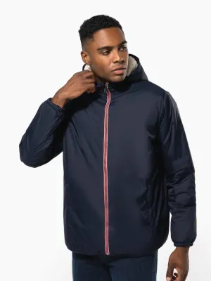 Unisex sherpa-lined jacket