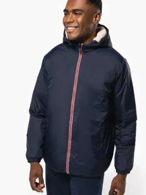 Unisex sherpa-lined jacket