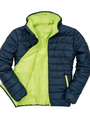 Padded jacket – Navy / Lime