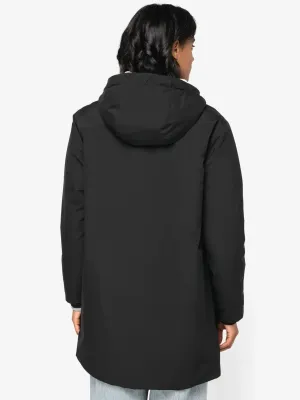 Eco-friendly unisex sherpa-lined waterproof jacket