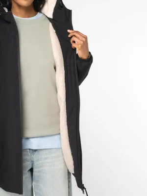 Eco-friendly unisex sherpa-lined waterproof jacket