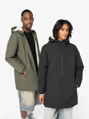 Eco-friendly unisex sherpa-lined waterproof jacket