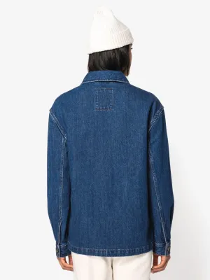 Eco-friendly unisex dropped shoulders denim jacket