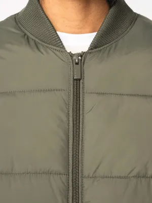 Eco-friendly unisex teddy collar padded jacket