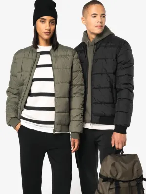 Eco-friendly unisex teddy collar padded jacket