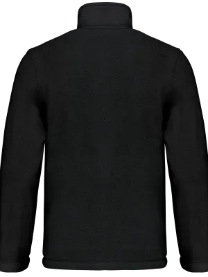 Kids’ zip microfleece jacket – Black