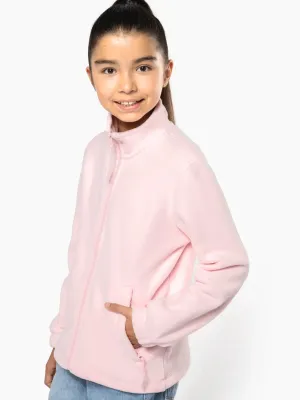 Kids’ zip microfleece jacket
