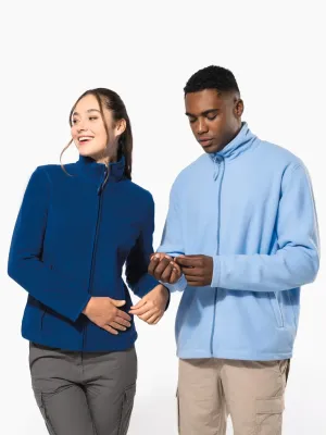 Chaqueta micropolar con cremallera de mujer