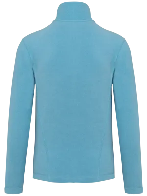 Chaqueta micropolar con cremallera de mujer – Cloudy blue heather