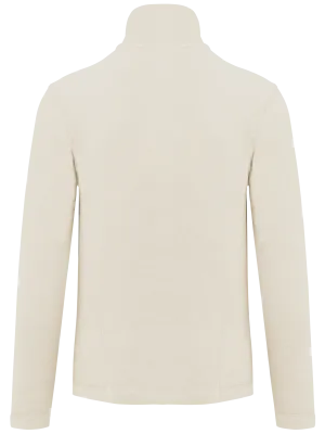 Chaqueta micropolar con cremallera de mujer – Natural