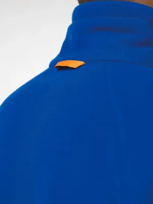 Men's microfleece zip jacket with raglan sleeves