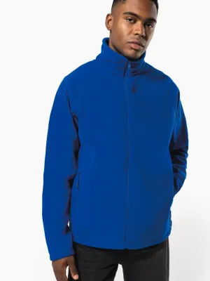 Men's microfleece zip jacket with raglan sleeves