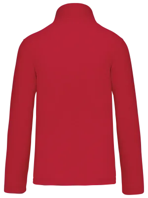 Full zip microfleece jacket – Red