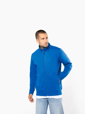 Chaqueta de felpa cepillada de hombre