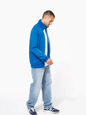 Chaqueta de felpa cepillada de hombre