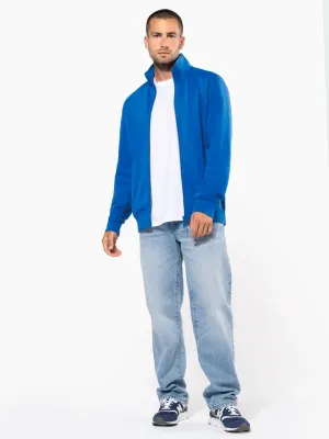 Chaqueta de felpa cepillada de hombre