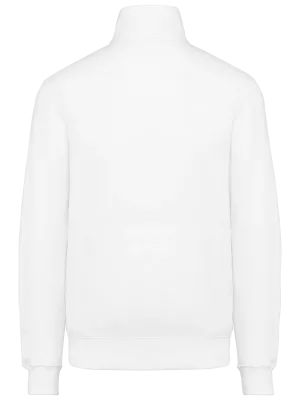 Chaqueta de felpa cepillada de hombre – White