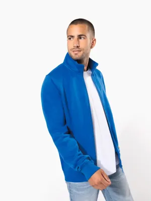 Chaqueta de felpa cepillada de hombre
