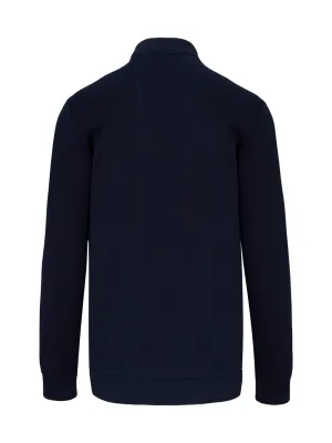 Chaqueta de felpa con cremallera de hombre – Navy