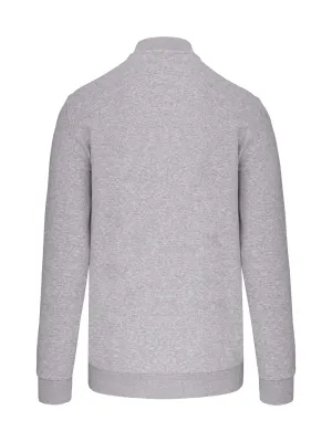 Chaqueta de felpa con cremallera de hombre – Oxford Grey