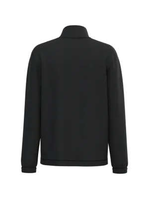 Unisex microfleece elasticated jacket – Black