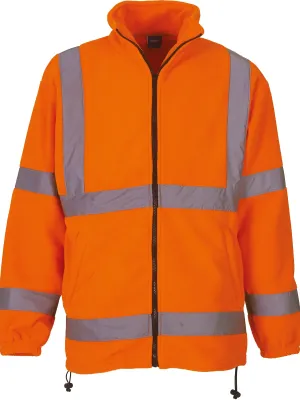 Hi-vis fleece jacket – Hi Vis Orange