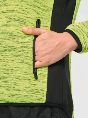 Women's recycled polytricot jacket