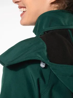 Chaqueta softshell con capucha desmontable de mujer