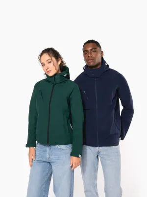 Chaqueta softshell con capucha desmontable de mujer
