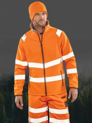 Chaqueta softshell de seguridad reciclada