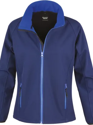 Ladies' Printable Softshell Jacket – Navy / Royal