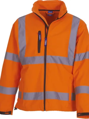 Hi-vis softshell jacket – Hi Vis Orange