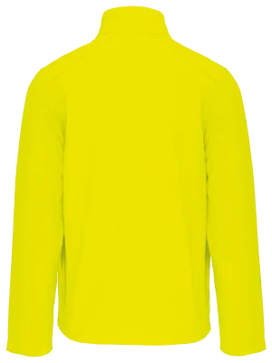 Men's softshell jacket – Fluorescent Yellow