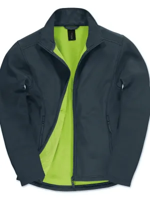 ID.701 men's softshell jacket – Navy / Neon Green