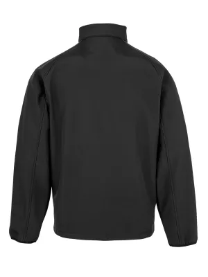 Chaqueta softshell reciclada de 2 capas infantil – Black