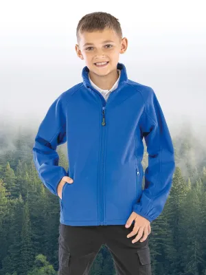 Chaqueta softshell reciclada de 2 capas infantil