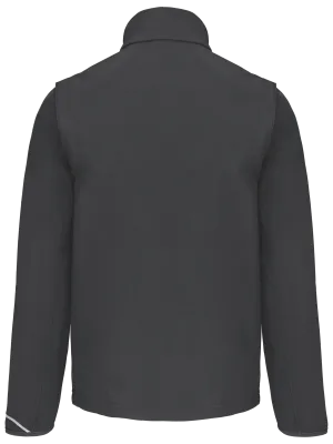 Veste softshell sport manches amovibles unisexe – Titanium