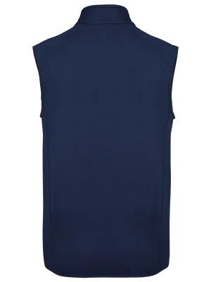 Dual-fabric sleeveless sports jacket – Sporty Navy